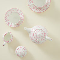 Chatsworth Tea Cup & Saucer Pink Sprig