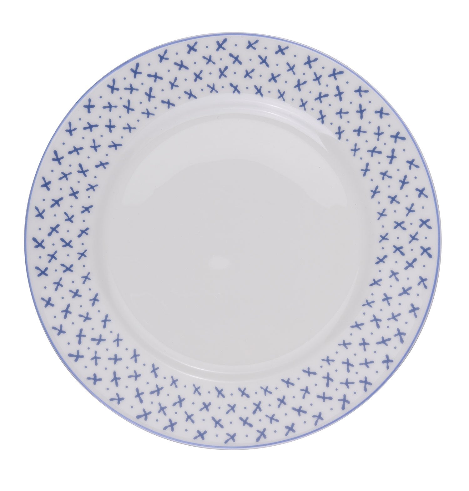 Tea Plate Blue Sprig