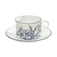 Serengeti Elephant Tea Cup & Saucer