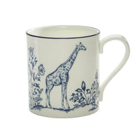 Nina Campbell Serengeti Giraffe Mug on a white background