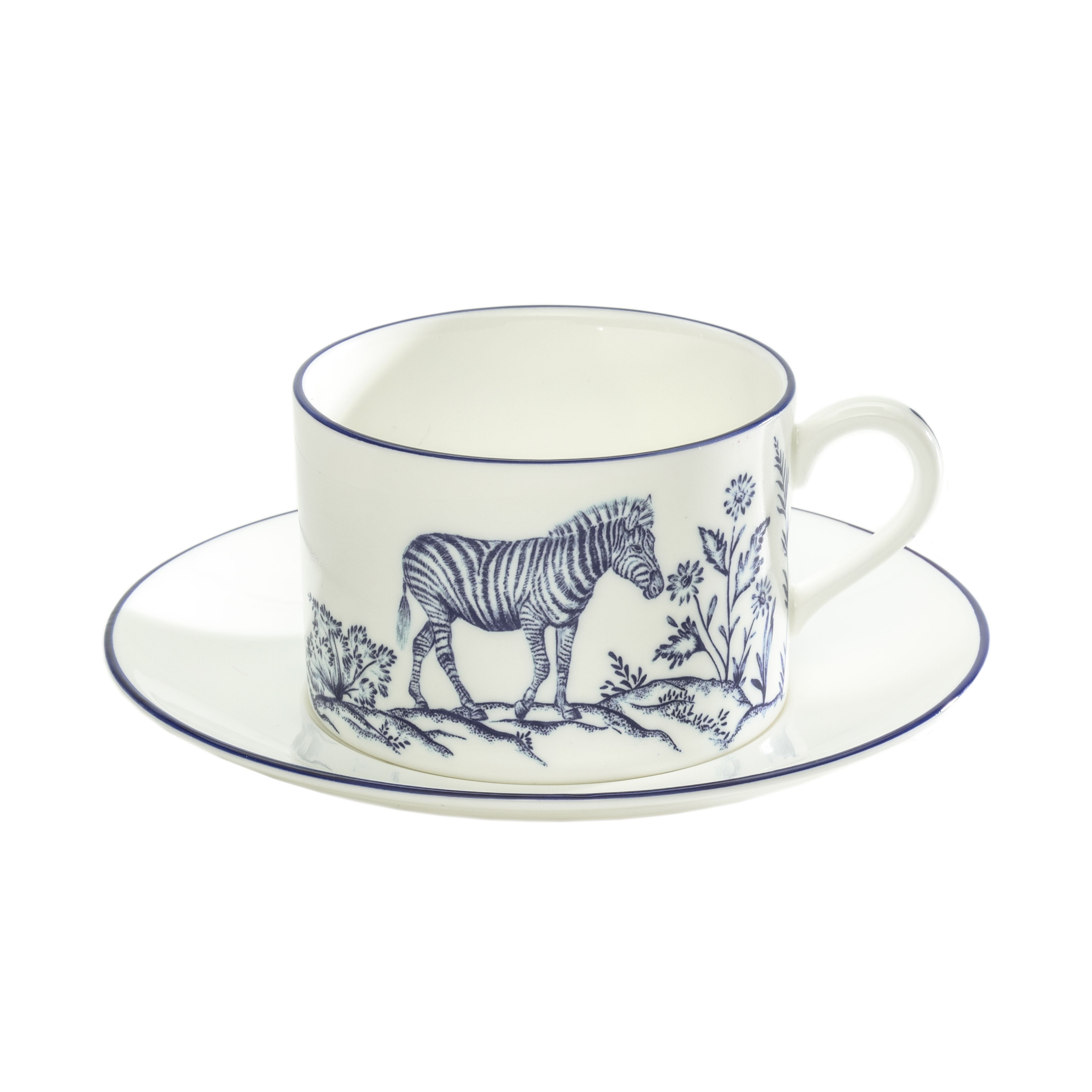 Serengeti Zebra Tea Cup & Saucer
