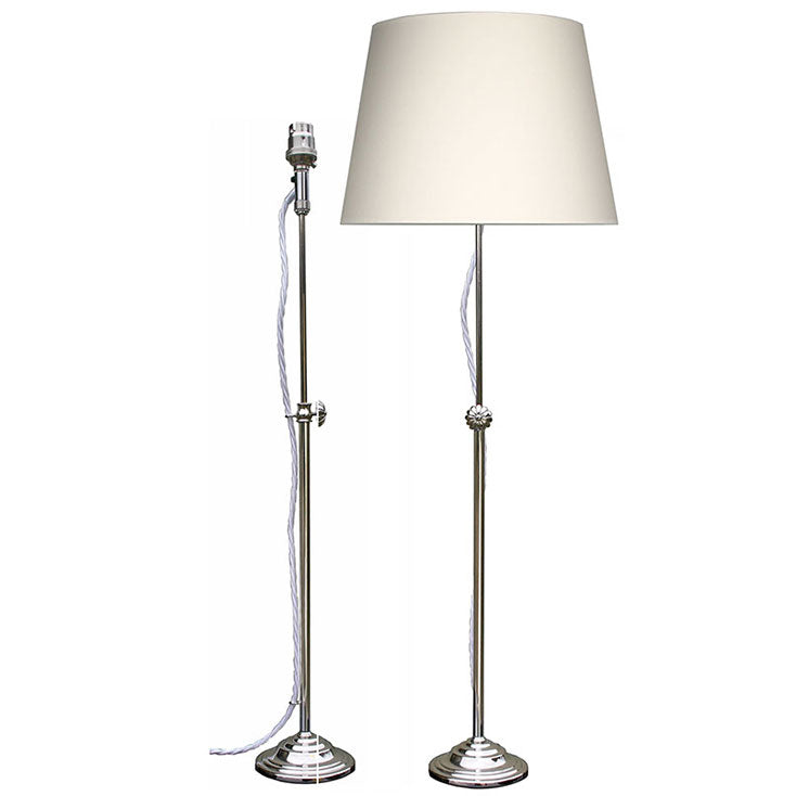 Rise & Fall Lamp Large Silver Daisy