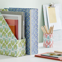 Magazine File Ginko Tulips Green/Aqua