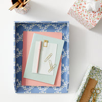 Letter Tray Bud Trellis Blue