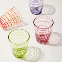 Nina Campbell Swirl Tumbler Pink with other swirl tumblers