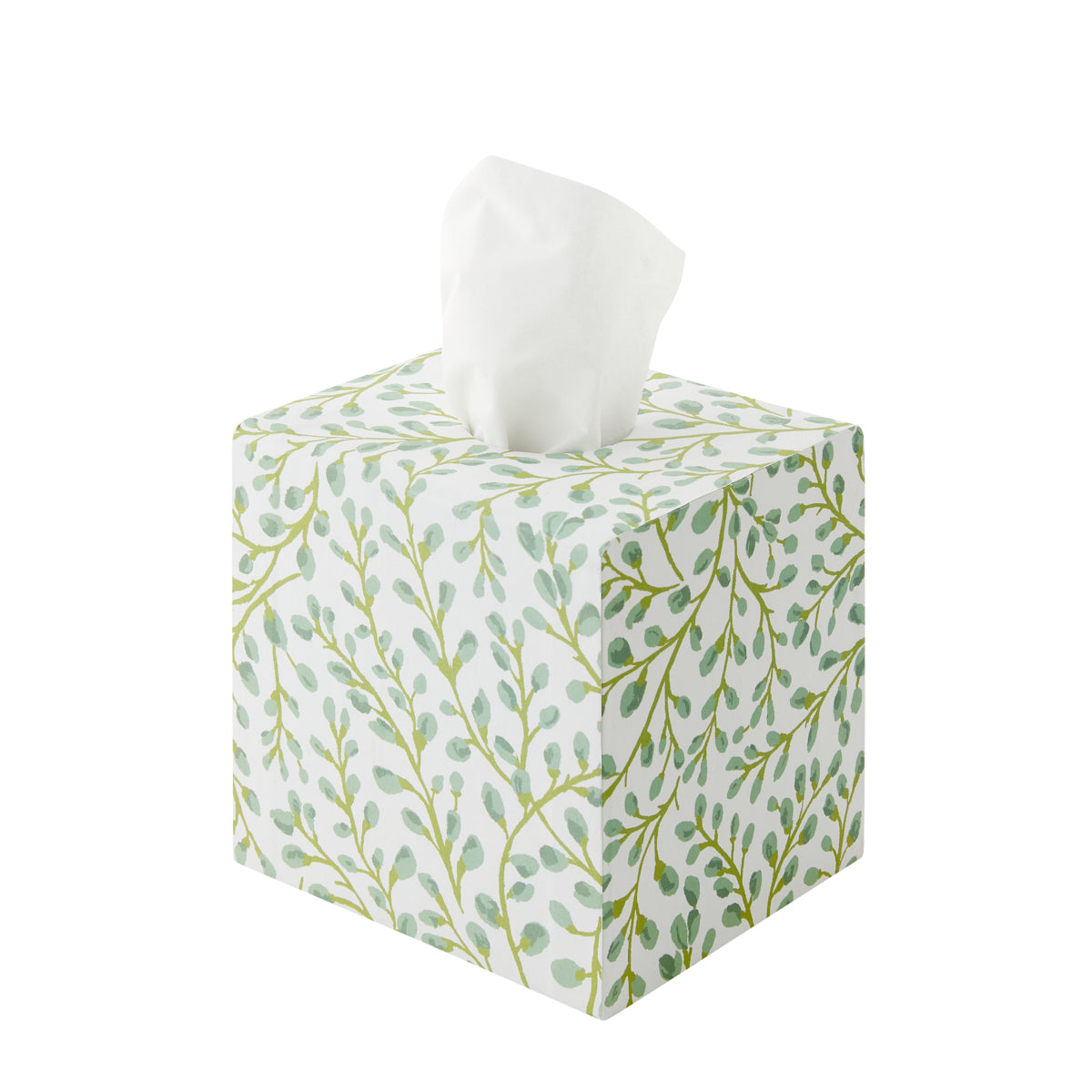 Nina Campbell Tissue Box All Over Buds - Aqua
