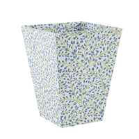 Waste Bin All Over Buds Blue