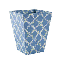 Waste Bin Bud Trellis Blue