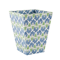 Waste Bin Ginko Tulips Blue/Green