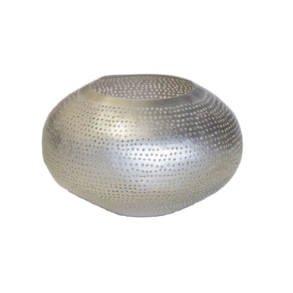 Tealight Holder Oval Silver