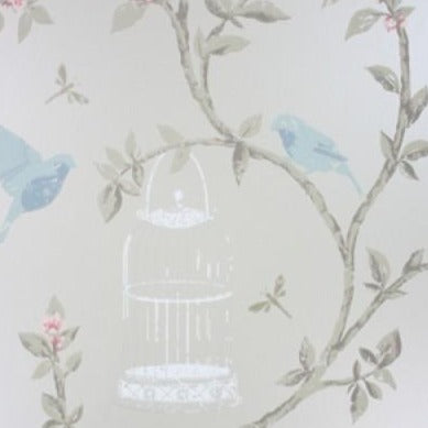 Nina Campbell Wallpaper - Birdcage Walk (Wa3) NCW3770-01
