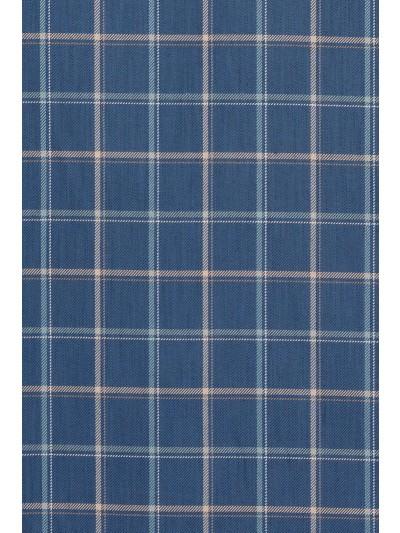 Nina Campbell Fabric - Braemar Branklyn Steel Blue/Cream NCF4112-04