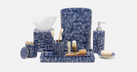 Elaine Soap Dish Speckled Blue