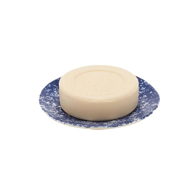 Elaine Soap Dish Speckled Blue