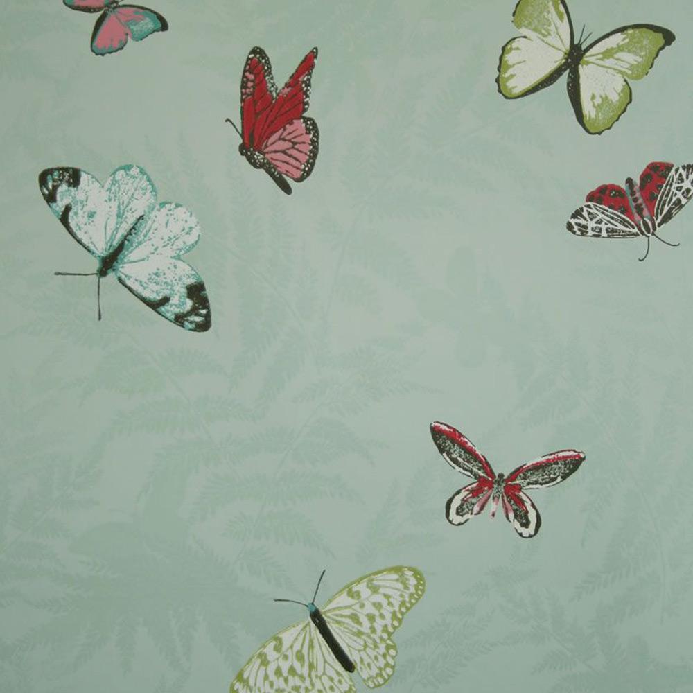 Nina Campbell Wallpaper - Lombardia Farfalla NCW4010-02