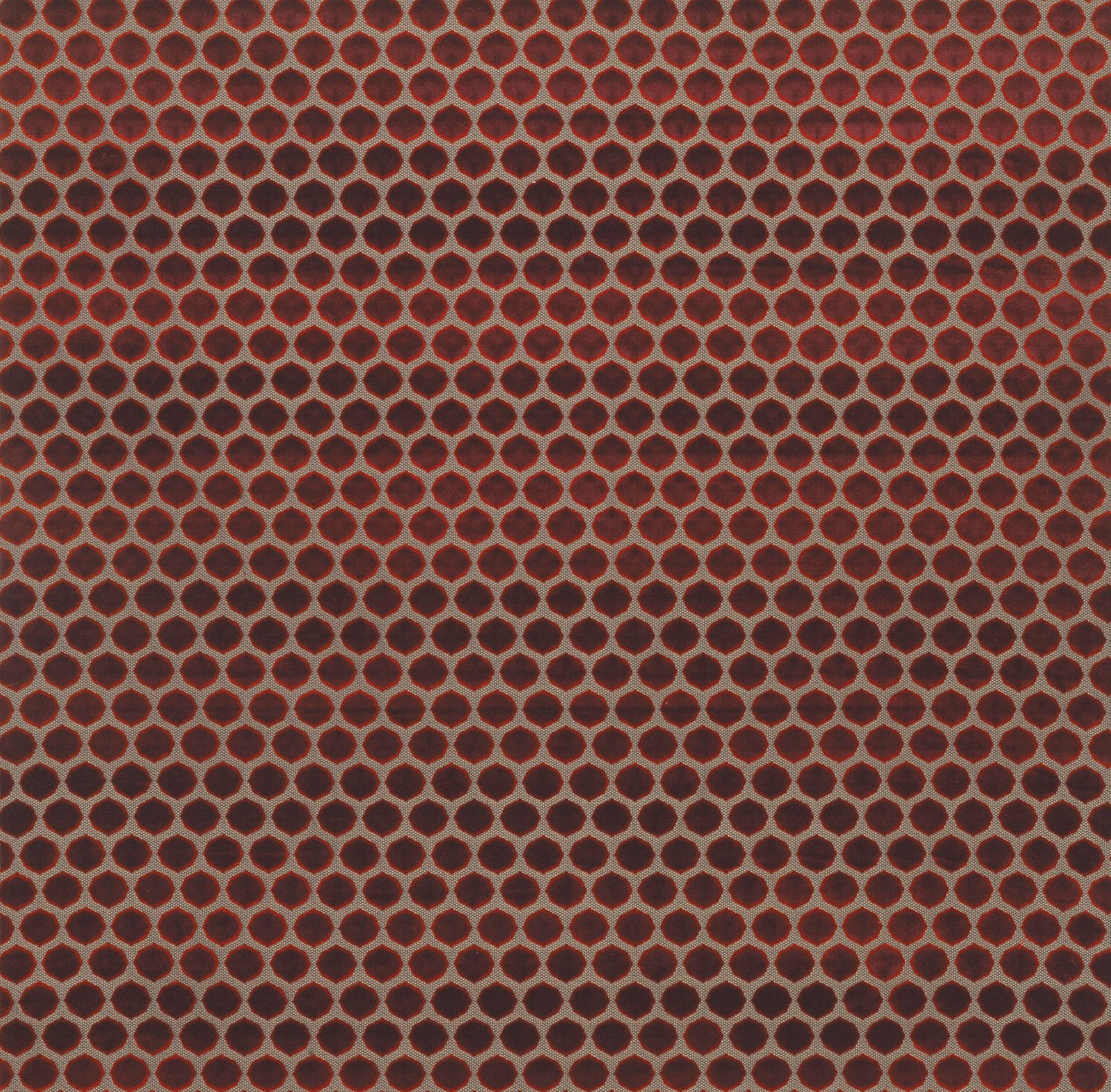 Nina Campbell Fabric - Gioconda Crimson/Red NCF4250-06