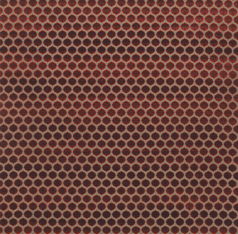 Nina Campbell Fabric - Gioconda Crimson/Red NCF4250-06
