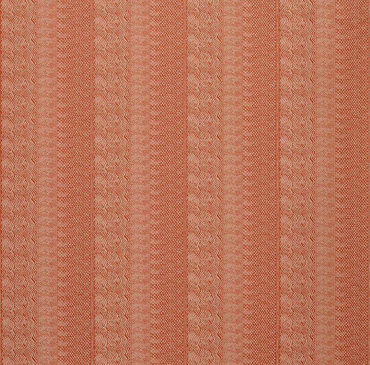 Nina Campbell Fabric - Fontibre Isabena Coral Red NCF4191-04