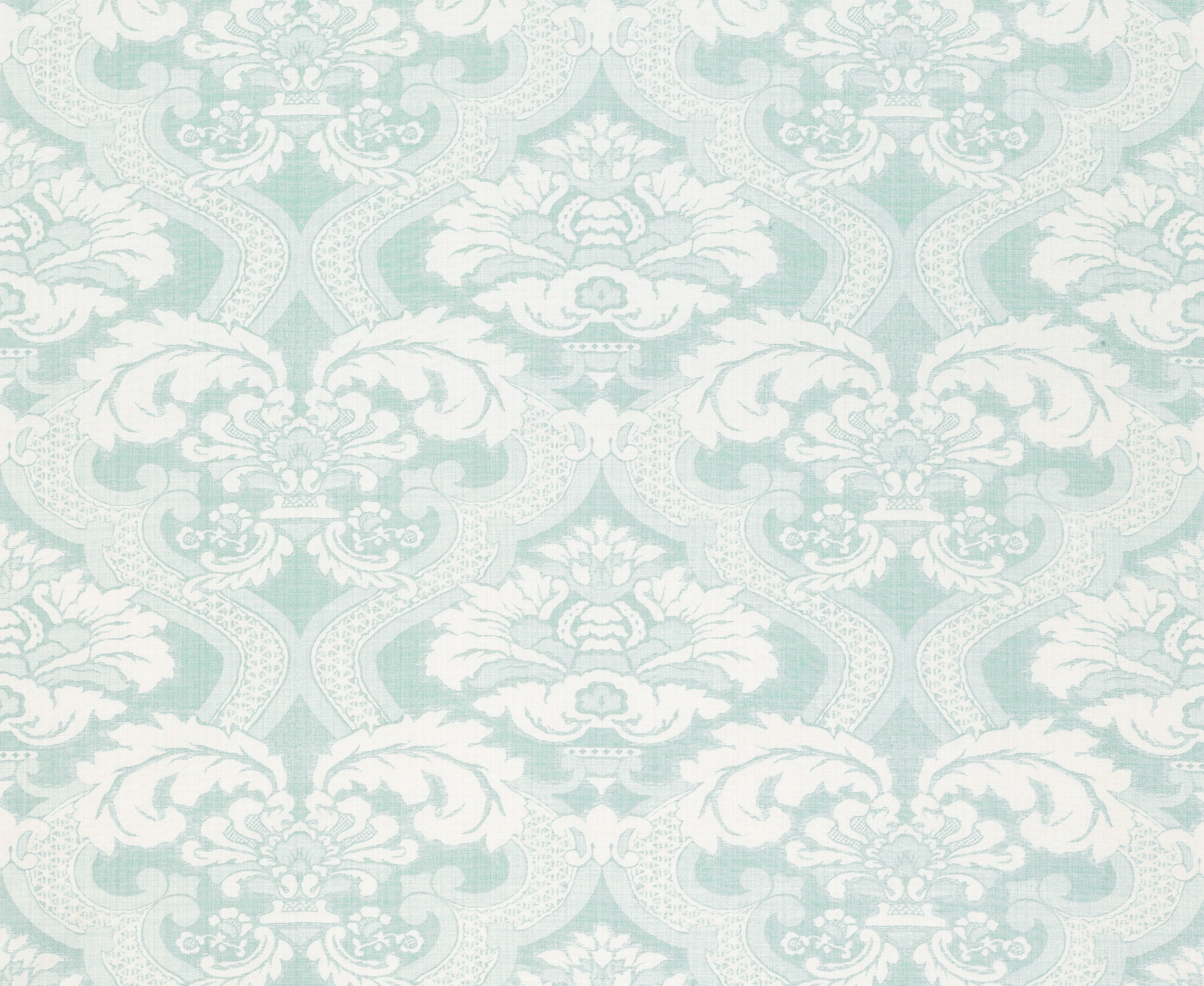 Nina Campbell Fabric - Coromandel Meredith Aqua NCF4241-03