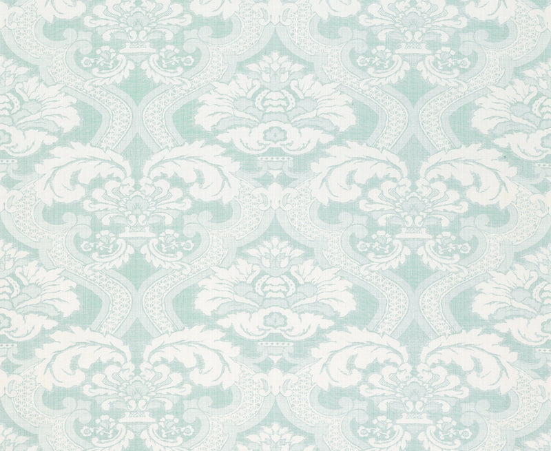 Nina Campbell Fabric - Coromandel Meredith Aqua NCF4241-03