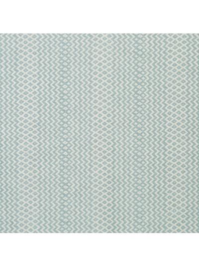 Nina Campbell Fabric - Jacquet Pachinko Aqua/Ivory NCF4222-04