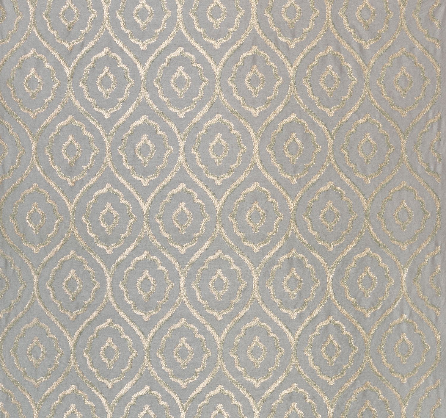 Nina Campbell Fabric - Gioconda Vignola Grey/Gilver NCF4252-03