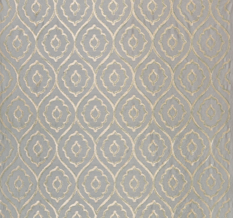Nina Campbell Fabric - Gioconda Vignola Grey/Gilver NCF4252-03
