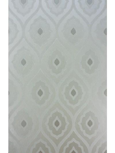 Nina Campbell Wallpaper - Coromandel Vignola Silver NCW4271-01