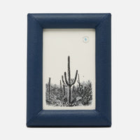 Eton Leather Frame Navy 4x6