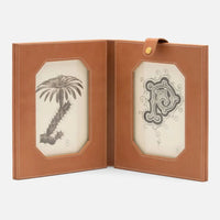 Muir Double Frame Aged Camel 5x7