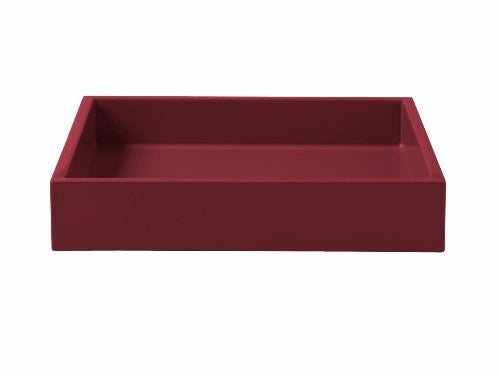 Lux Tray Small Bordeaux