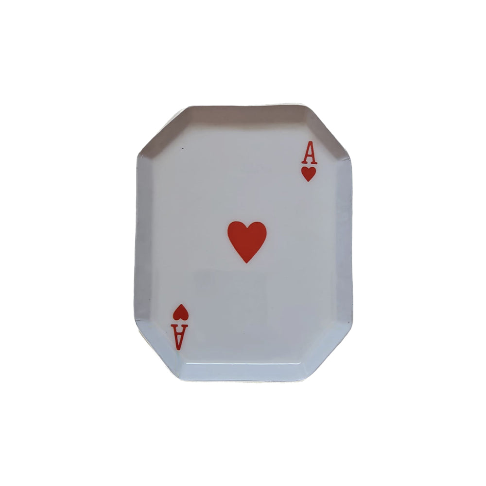 Ace of Hearts Iron Tray