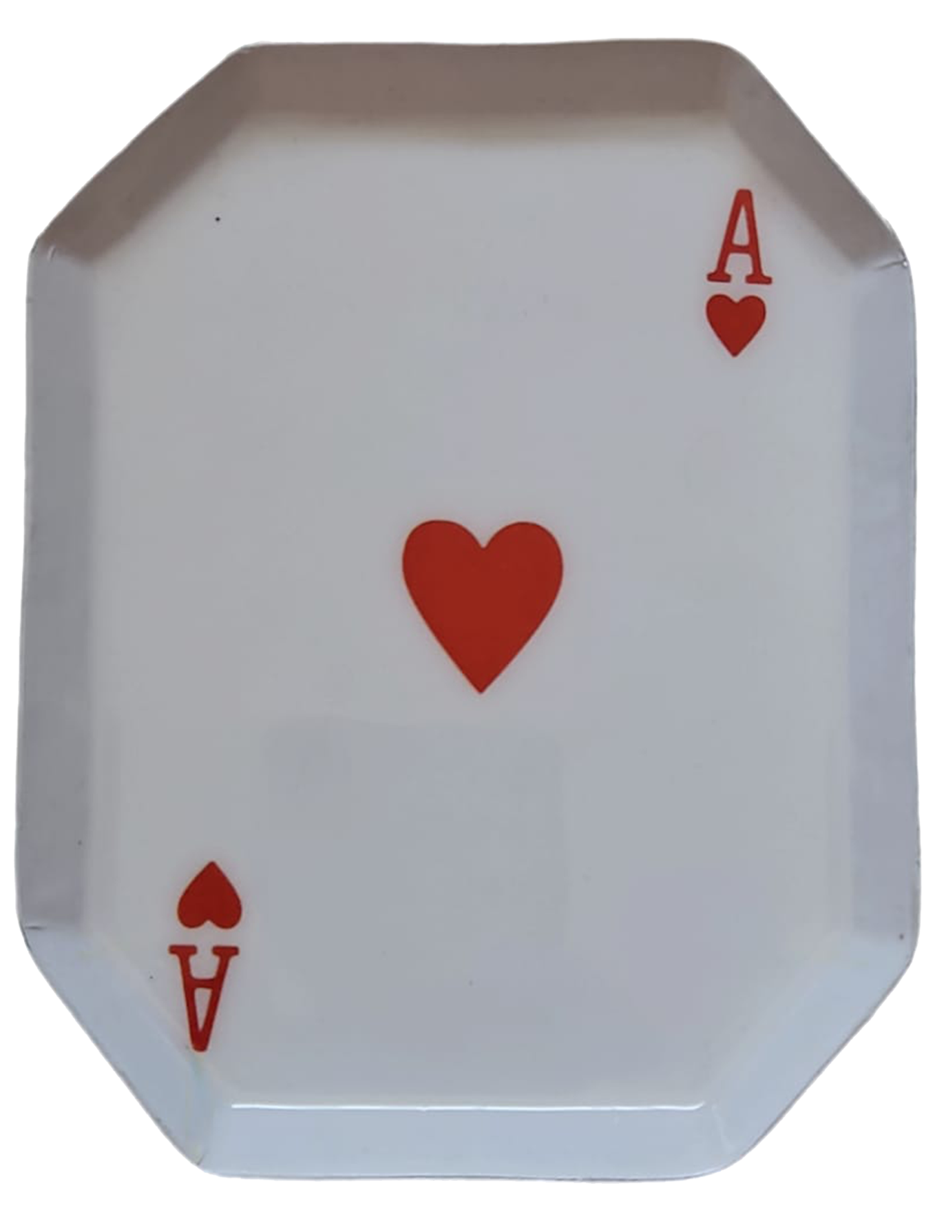 Ace of Hearts Iron Tray