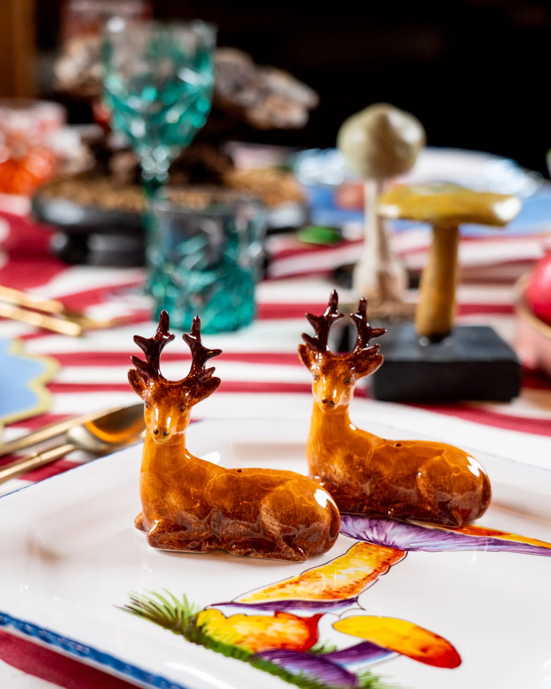 Ceramic Deer Salt & Pepper Shakers