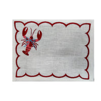 Lobster Cocktail Napkin Set of 4