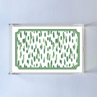 Club House Acrylic Tray Small Green