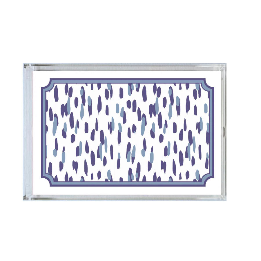 Club House Acrylic Tray Small Navy