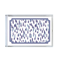 Club House Acrylic Tray Small Navy