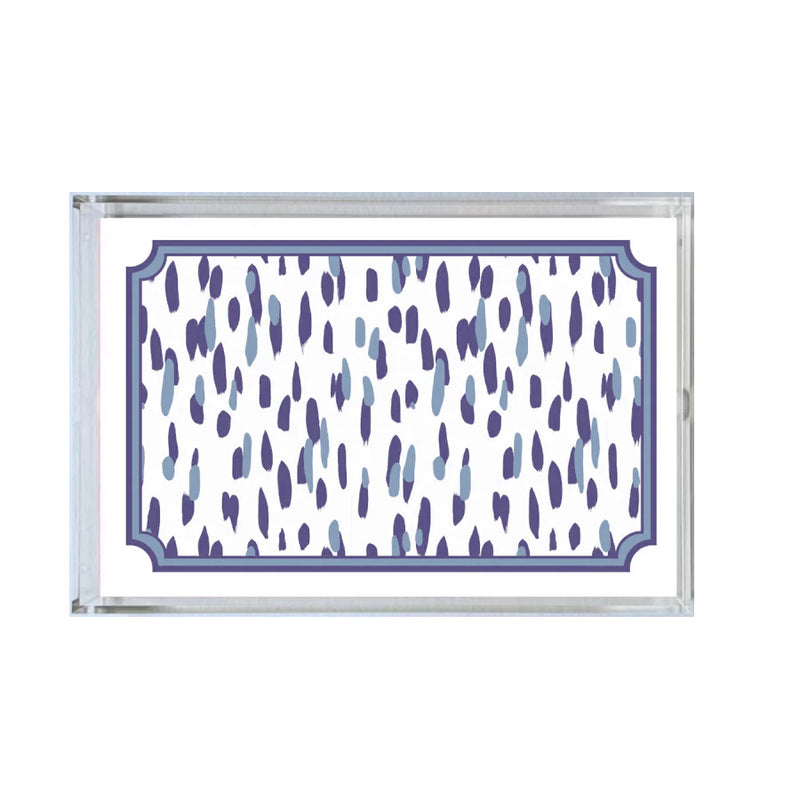 Club House Acrylic Tray Small Navy