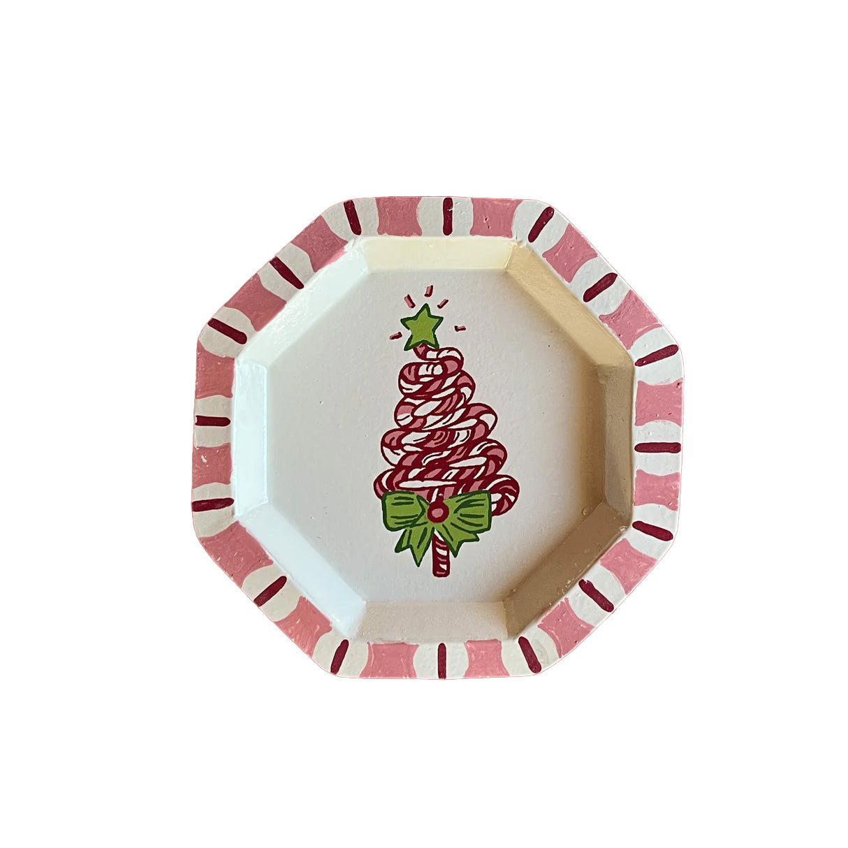 Candy Tree Topiary Enamelled Tray