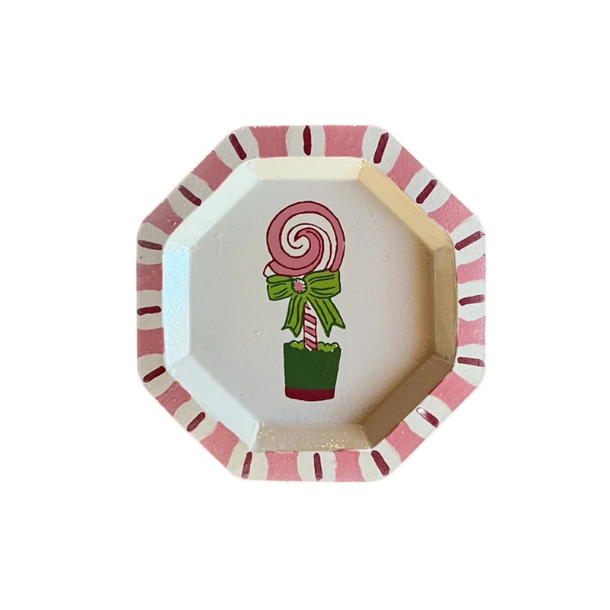 Candy Topiary Enamelled Tray