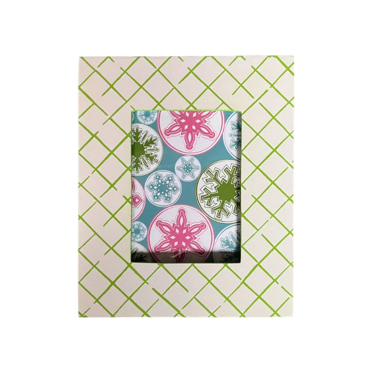 Bahama Court Reverse Photo Frame Large Green