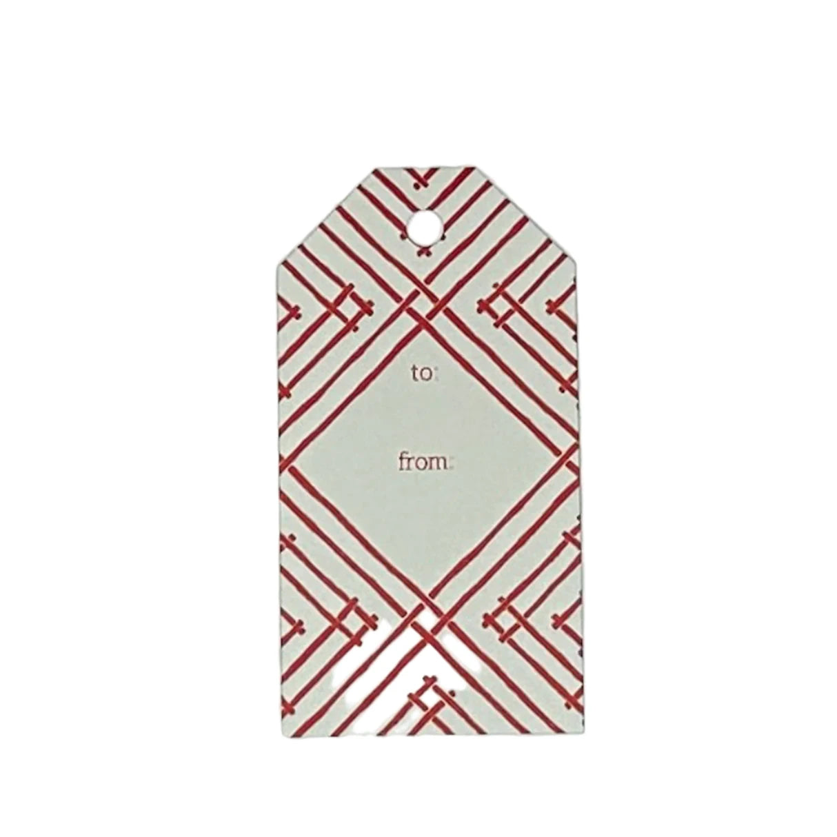 Island House Gift Tags Red