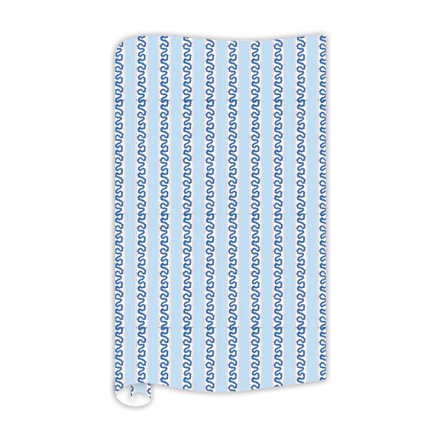 Harbour Trail Wrapping Paper Blue