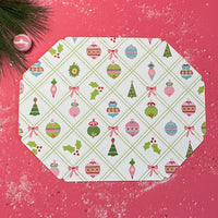 Ornaments Paper Placemats Octagon