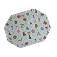 Ornaments Paper Placemats Octagon