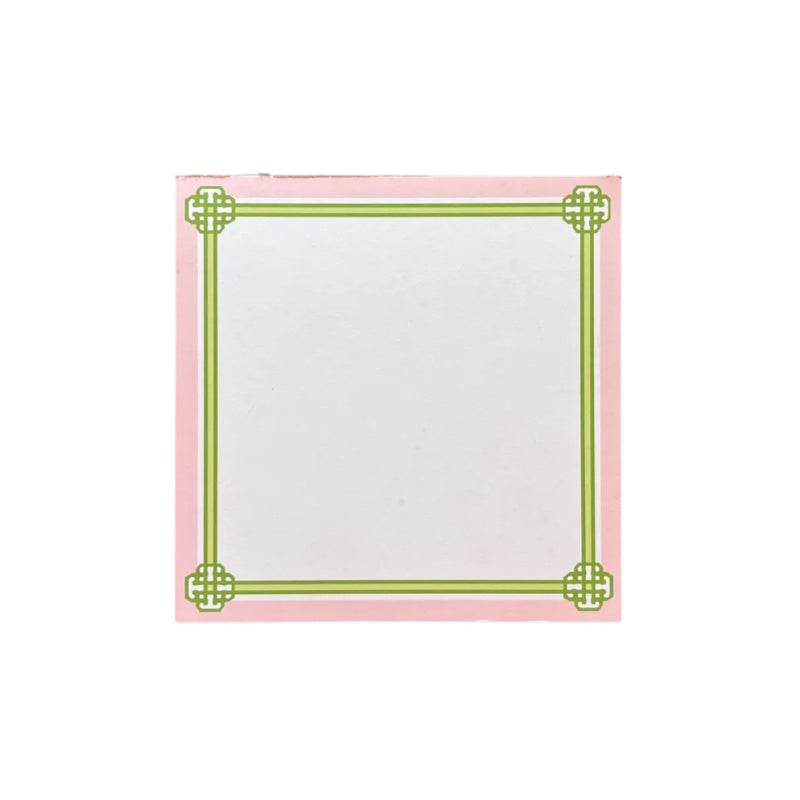 Monserrat Knot Notepad Pink/Green