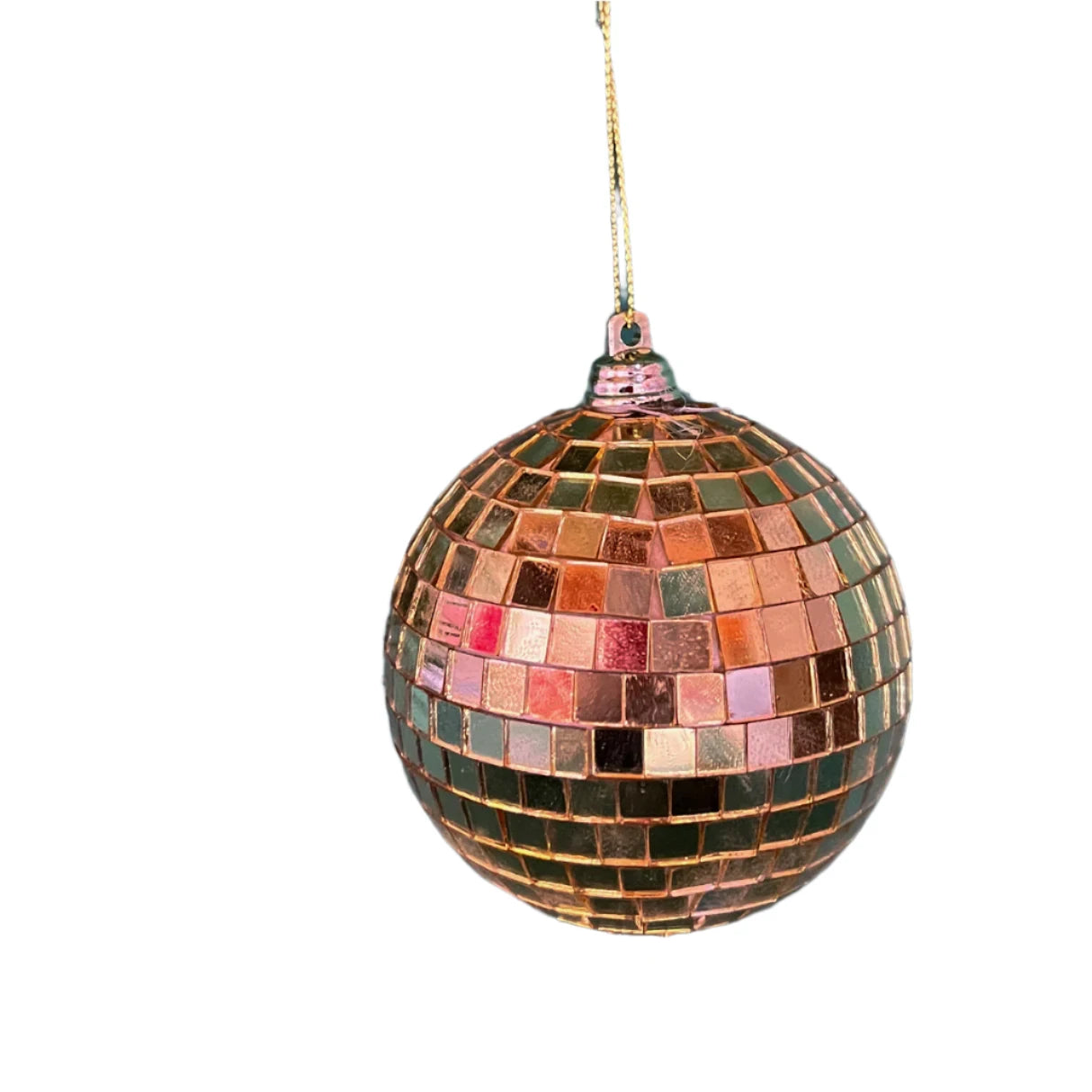 Disco Ball Ornament Gold/Silver