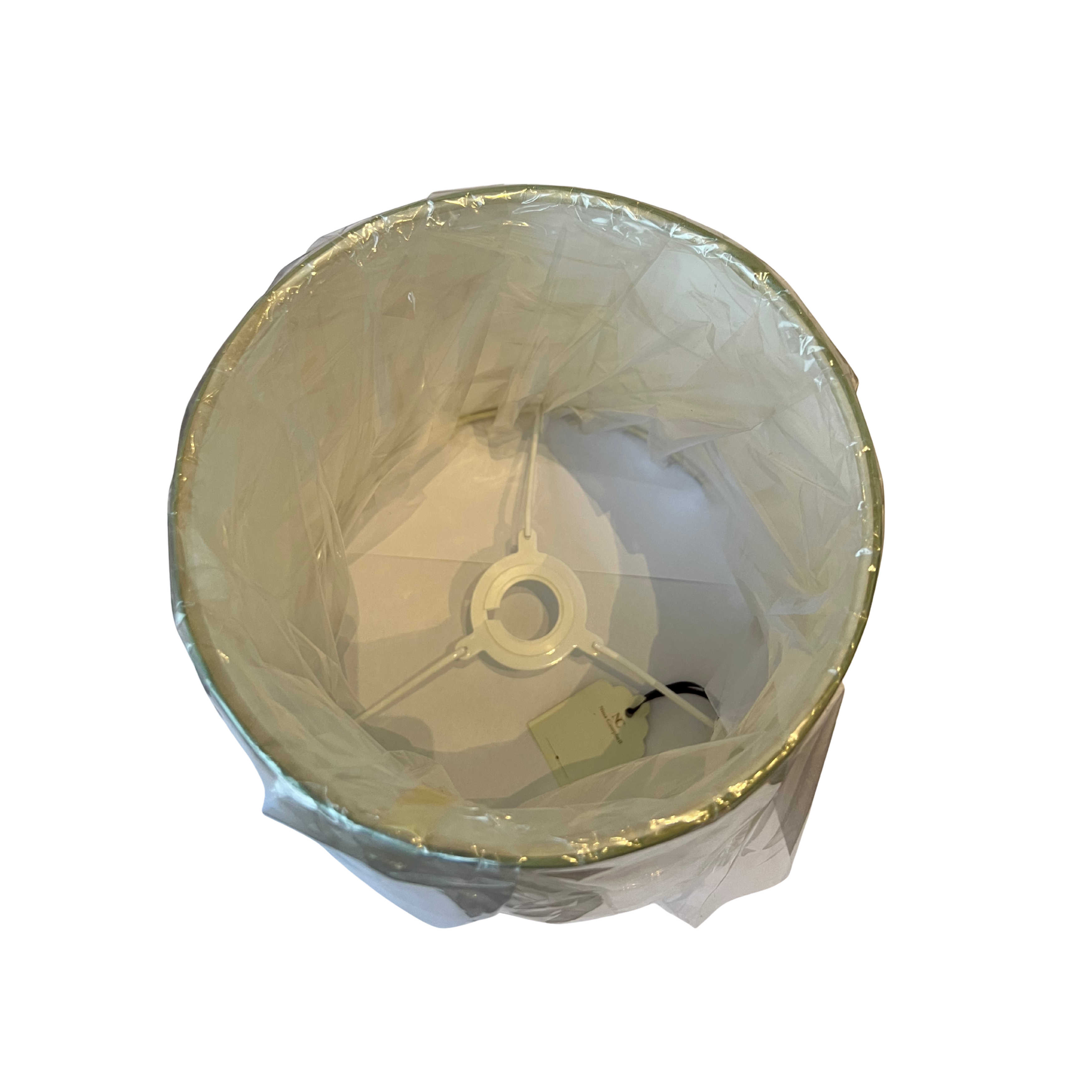 Ivory Silk Shade Moss Trim 10X8X10