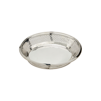 Antique Oval Bread Basket Silver Plated c.1880
